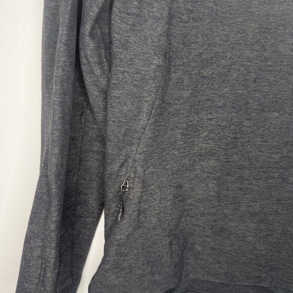 Lululemon Run Quarter Zip Pullover XS Heathered Gray Reflective Running Athletic - Picture 4 of 10